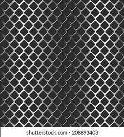 Seamless texture of metal grille.