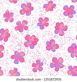 Seamless texture. Motley blots on an abstract background.