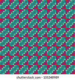 Seamless texture. Multi Colored dot background vector point illustration / Blue pattern