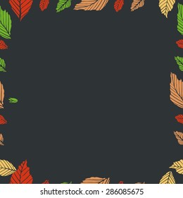 Seamless texture of nature, leaves and flowers.