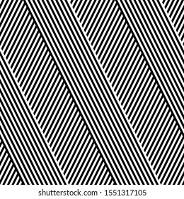 Seamless texture with oblique black stripes.