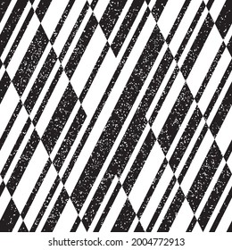 Nahtlose Textur mit schrägen schwarz-weißen Streifen. Nahtlose Vektorgrafik eps10.