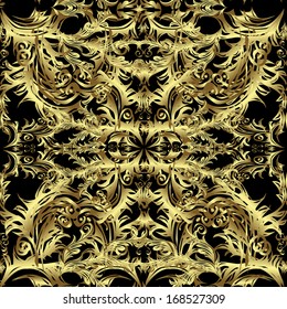 seamless texture on black background