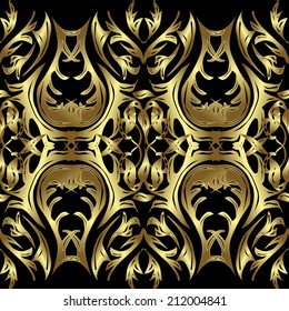 Seamless texture on black background. Vector illustration. Seamless pattern for your design wallpapers, pattern fills, web page backgrounds, surface textures.