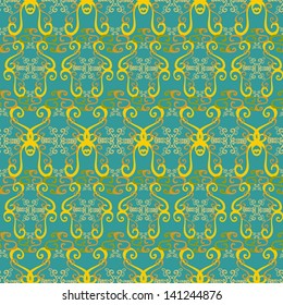 seamless texture on blue background