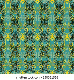 seamless texture on blue background