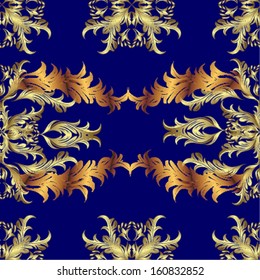 seamless texture on blue background