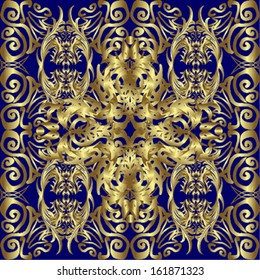 seamless texture on a blue background