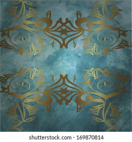 seamless texture on blue background