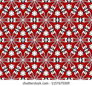 Seamless texture on color background. Element for design. Floral pattern. Vector illustration.