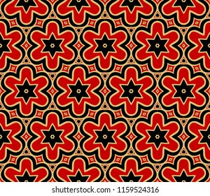 Seamless texture on color background. Element for design. Floral pattern. Vector illustration.