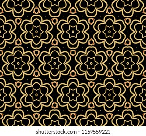 Seamless texture on color background. Element for design. Floral pattern. Vector illustration.