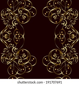 Seamless texture on dark background. Vector illustration. eps 8 