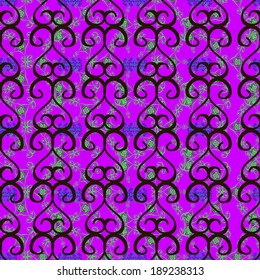 Seamless texture on lilac background. Vector illustration.eps 8 