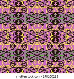 Seamless texture on pink background. Vector illustration. eps 8 