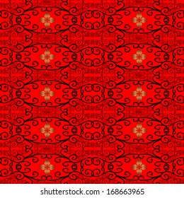 seamless texture on red background