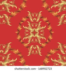 seamless texture on red background