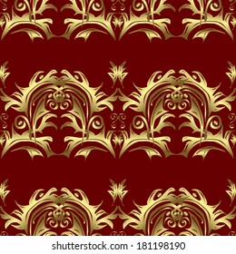 seamless texture on red background
