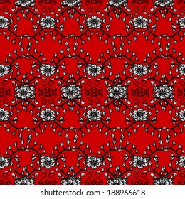 Seamless texture on red background. Vector illustration. eps 8 