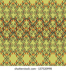 seamless texture on a yellow background