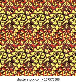 seamless texture on a yellow background