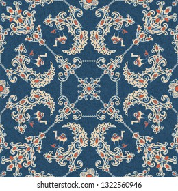 Seamless texture in oriental style.