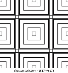 Seamless texture with outline black squares.