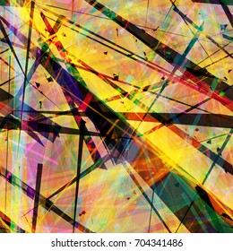 Seamless texture. Painted stripes and triangles. Abstract vector background for web page, banners, fabric, home decor, wrapping