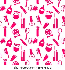 seamless texture, pattern, abstract background, wallpaper, cosmetics icons