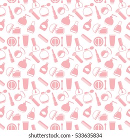 seamless texture, pattern, abstract background, wallpaper, cosmetics icons