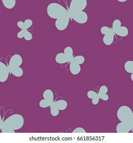 Seamless texture pattern butterflies, vector illustration