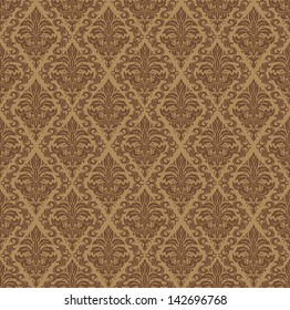 Seamless texture pattern of floral elements