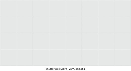 Seamless texture pattern of gray tile floor or wall. Look new clean surface in top view for background. Decorative finishing material for bathroom, kitchen or laundry room. Vector illustration design.