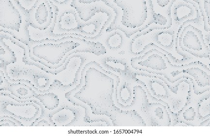 Seamless texture pattern. Halftone dots background. White, gray, silver fashion camouflage. Abstract vector for print on fabric, textile or paper. camouflage background.