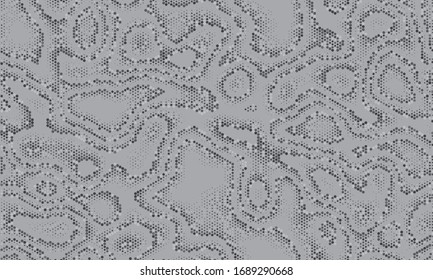 Seamless texture pattern. Halftone dots background. White, gray, silver fashion camouflage. Abstract vector for print on fabric, textile or paper. sequins pattern.
