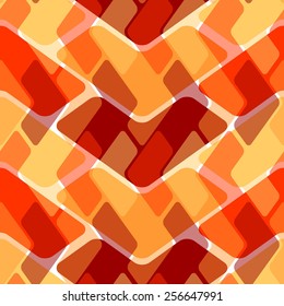 Seamless texture pattern with hot color tiles