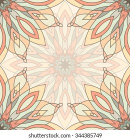 Seamless texture with a pattern of mandalas for your creativity