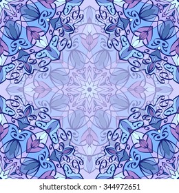 Seamless texture with a pattern of mandalas for your creativity