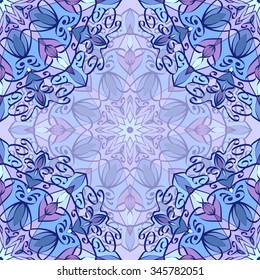 Seamless texture with a pattern of mandalas for your creativity