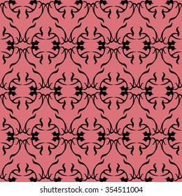 Seamless Texture Pattern On Coral Background Stock Vector (Royalty Free ...