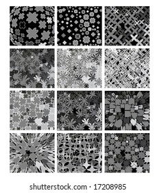 seamless texture pattern set