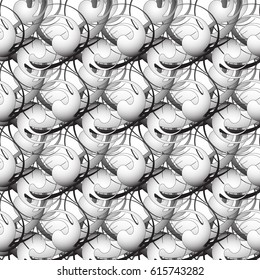 Seamless texture / pattern from shapes / vector