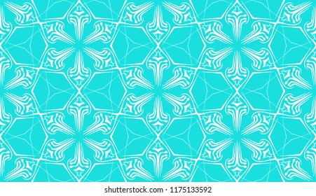 Seamless texture. Pattern with snowflakes for the celebration of Christmas and New Year.