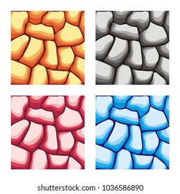 seamless texture pattern of stones