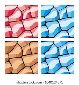 seamless texture pattern of stones
