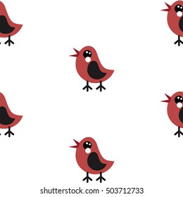seamless texture pattern vector cute dark chick easy logo