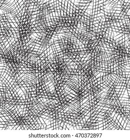 Seamless texture with the pencil strokes. Vector background for your creativity