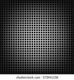  Seamless texture perforated metal surface with square holes. 
