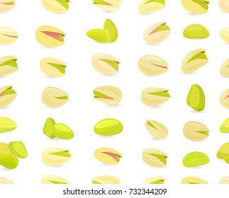 seamless texture with pistachios for your design 
