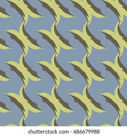 Seamless texture with a pod of dolphins under water, illustration for background